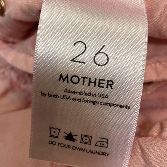 MOTHER The Rascal Ankle Snipper Pink Jeans Sz 26 - Picture 10 of 16